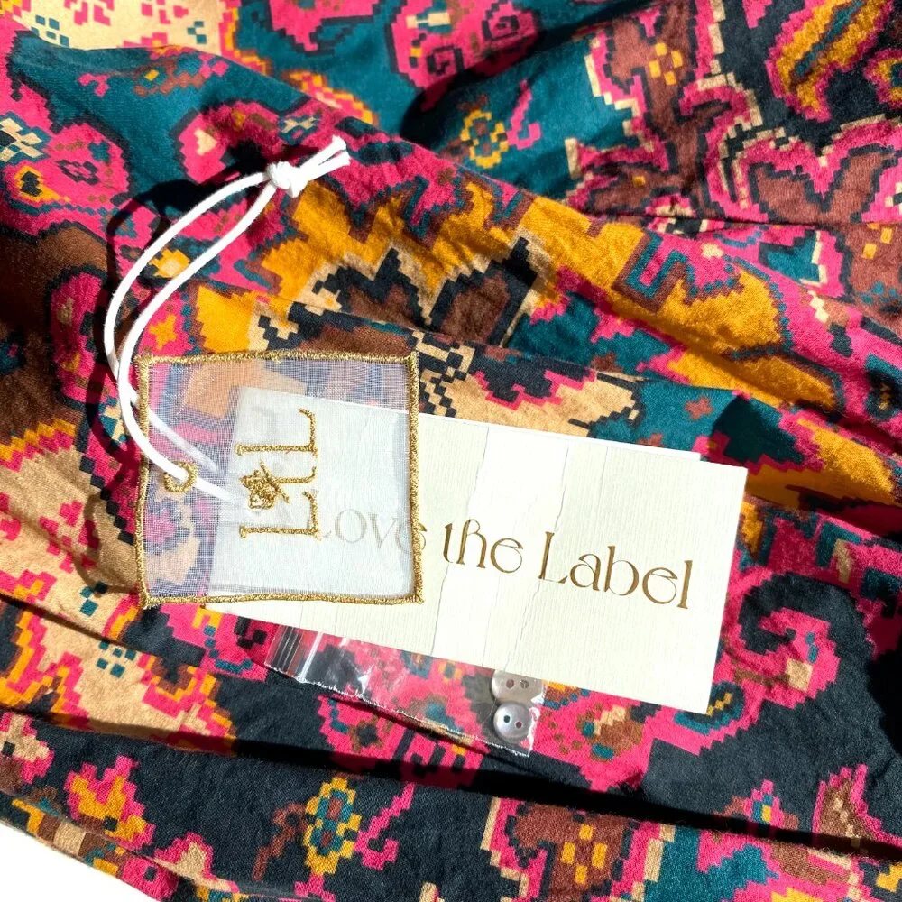 Love the Label “Maryelle” top blouse, in “Bibi” print. XS, EUC. - Picture 9 of 11